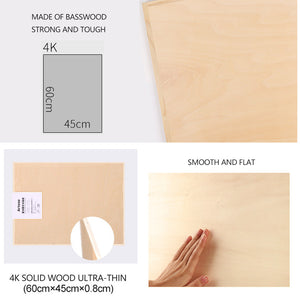4K Solid Wood Drawing Board Easel | Indoor Painting Table, Sketching Drawing Tool