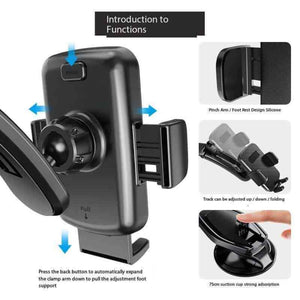 Universal Car Phone Stand | Dashboard Hands-Free Car Mount Phone Holder