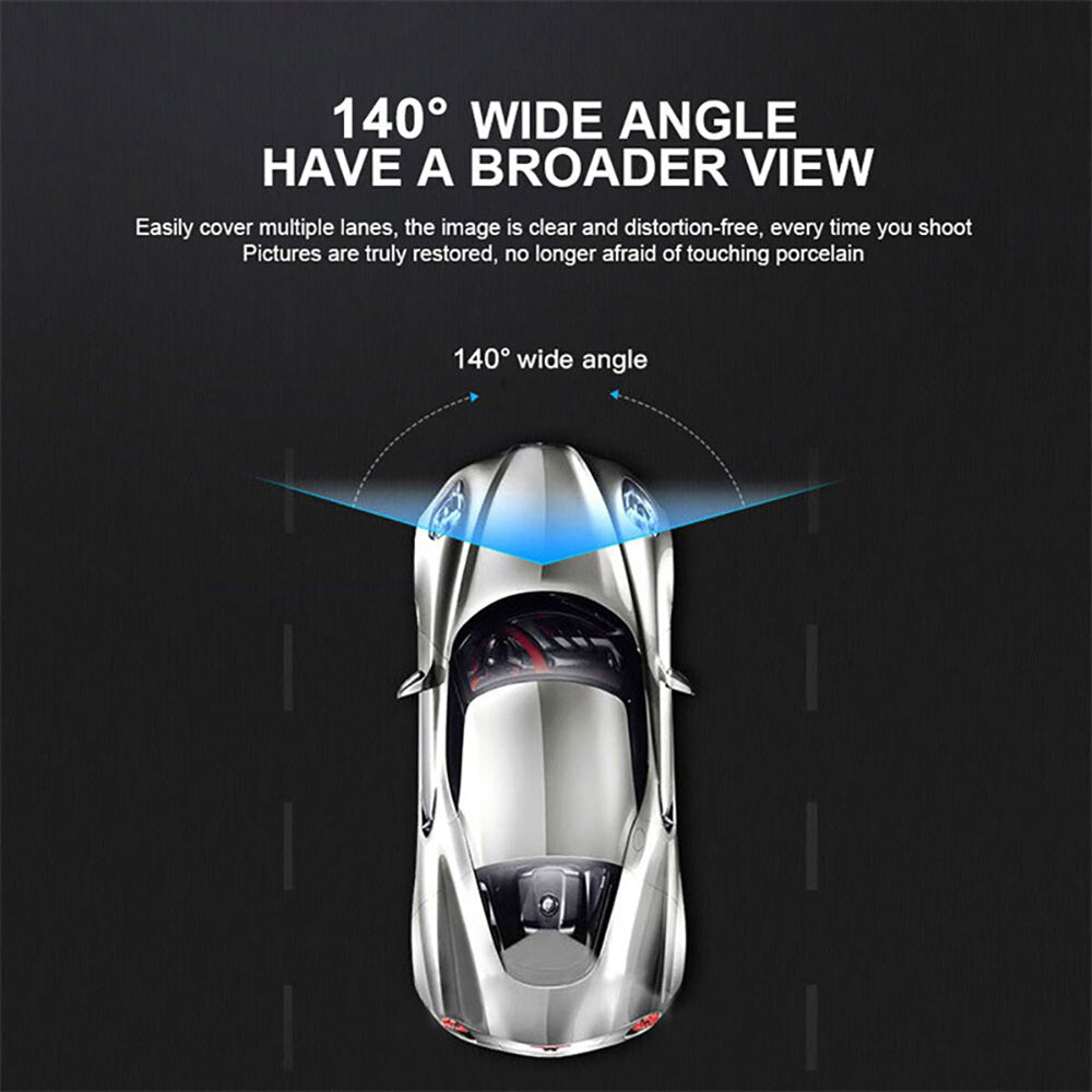 WiFi 3 Channels Dash Cam | 1080P Full HD | Car Dashcam | Hardwire Kit | 32GB Card