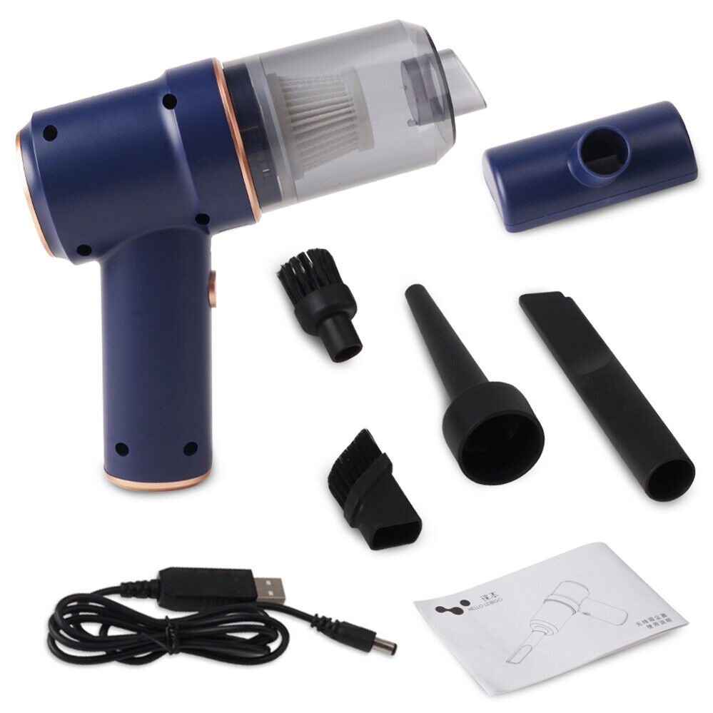 Portable Vacuum Cleaner | Car Air Duster | Handheld Cordless | Home & Car Dust Blower