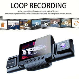 Dashcam | 4 Channel | 5G Wi-Fi | 1080P FHD | 170° Angle | G-Sensor | 64GB Card Included