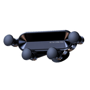 Car Phone Holder | Dark Grey | Metal Gravity 360° Rotation Ball | Universal Air Vent Mount Stand