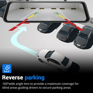 WiFi 10" 2K Dash Cam | RearView Camera | Reversing Recorder | Free 32GB Card