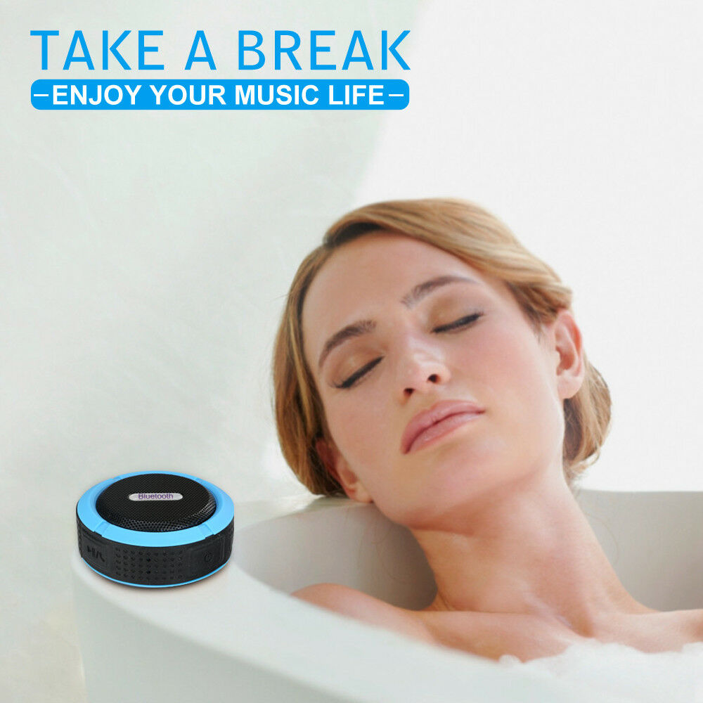 Portable Waterproof Mini Bluetooth Speaker | Red | Wireless Music Stereo | Handsfree & Rechargeable