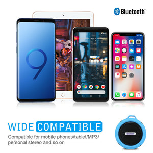 Portable Waterproof Bluetooth Speaker | Mini Wireless | Music Speaker | Blue