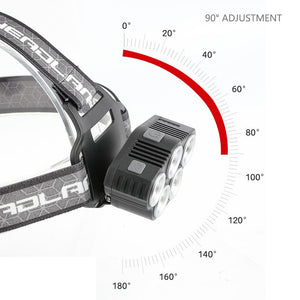 6 Modes LED Head Torch | Induction Headlight Camping COB Infrared Strong Lights