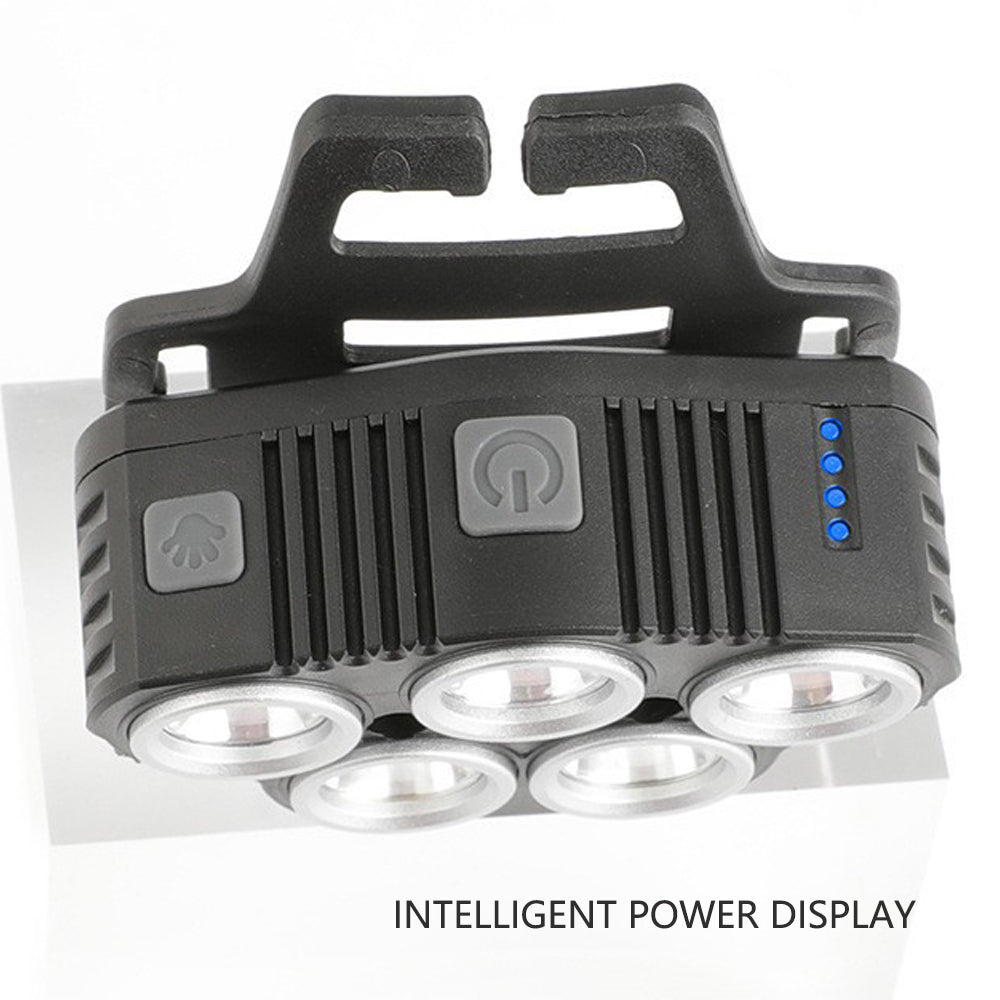 6 Modes LED Head Torch | Induction Headlight Camping COB Infrared Strong Lights