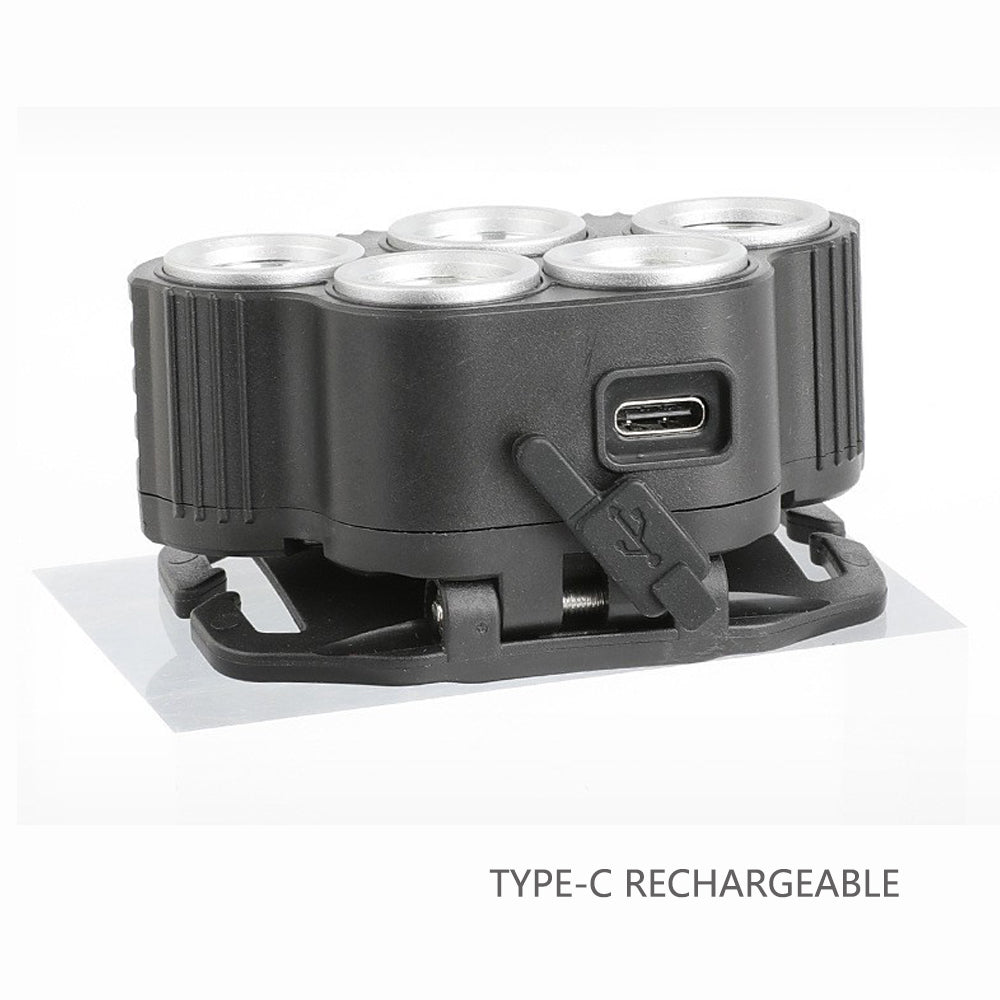 6 Modes LED Head Torch | Induction Headlight Camping COB Infrared Strong Lights
