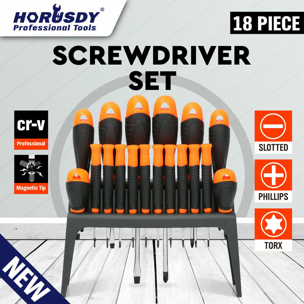 Precision Screwdriver Set | 18-Piece | Magnetic Torx | Phone, PC & Laptop Repair Kit