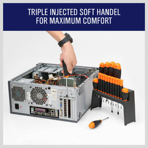 Precision Screwdriver Set | 18-Piece | Magnetic Torx | Phone, PC & Laptop Repair Kit