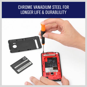 Precision Screwdriver Set | 18-Piece | Magnetic Torx | Phone, PC & Laptop Repair Kit