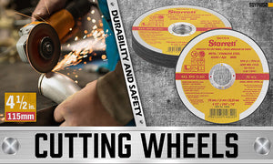 12x 4.5inch 115mm Angle Grinder Cutting Discs | Thin Cut Off Wheel | Steel Stainless