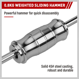 SEDY Inner Bearing Puller Set | 9-Piece | Slide Hammer Internal Blind Hole Remover Tool