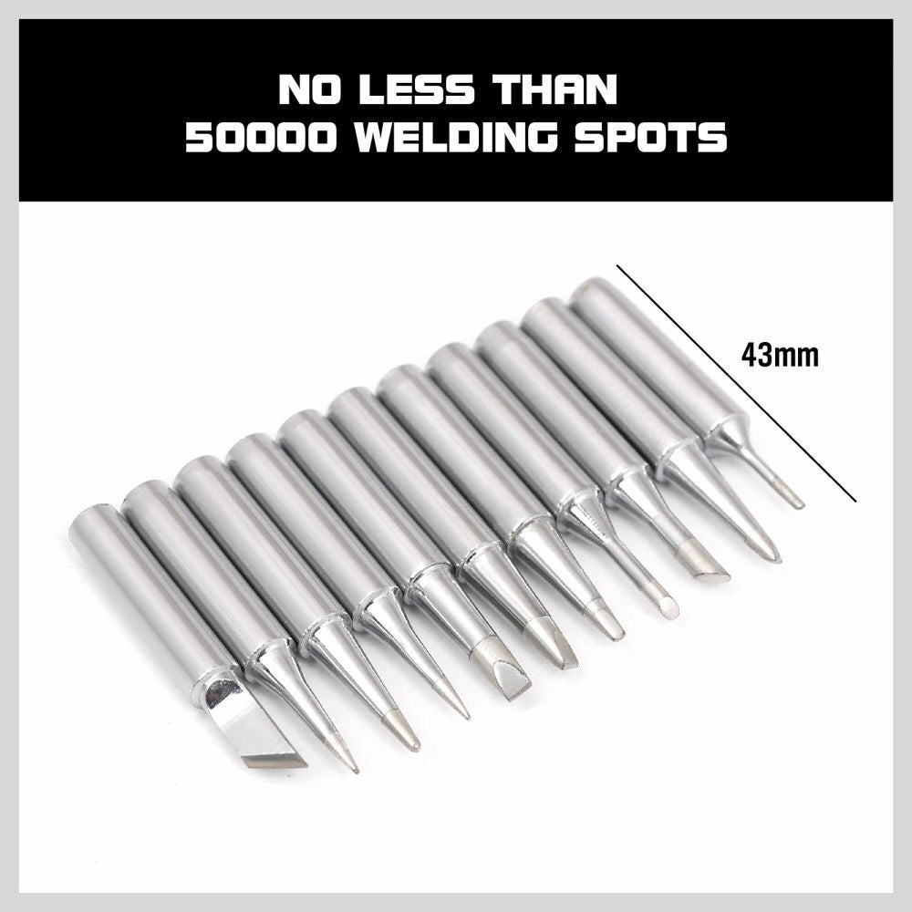 Soldering Iron Tips | 11-Piece | Compatible with Hakko Soldering Station | Lead-Free AU Stock