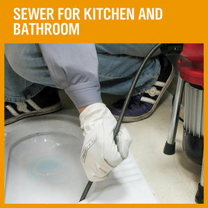 Drain Cleaner Machine | 400W Electric Eel | Plumbing Sewer Pipe Cleaner | 6 Cutter Heads