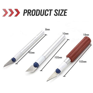 Precision Knife Set | 13-Piece | Exacto Style Multi-Function Hobby Knives | Crafts & DIY