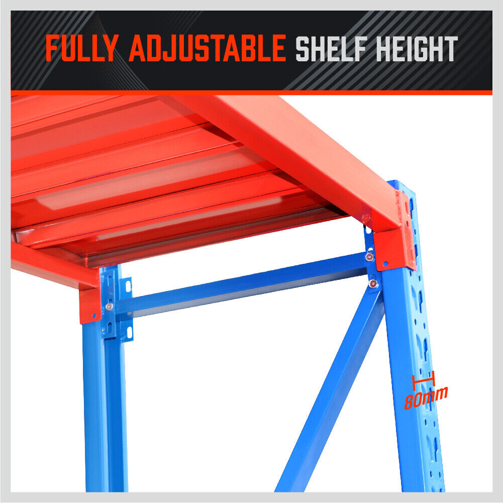 Steel Garage Storage Racks | 2M x 2M | Warehouse Tyre Shelving | 1000KG Capacity