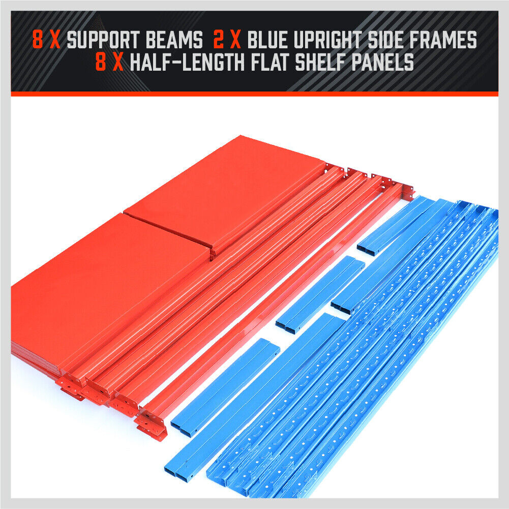 Steel Garage Storage Racks | 2M x 2M | Warehouse Tyre Shelving | 1000KG Capacity