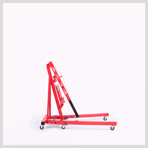 Engine Crane | 2 Ton | Hydraulic Hoist Folding Shop Mobile Lifter | Workshop Lift