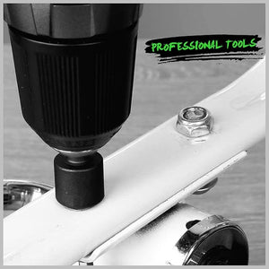 SWANLAKE Power Nut Driver Set | 20PCS | 1/4” Hex Head | SAE & Metric | Impact Drill Compatible