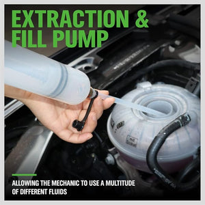 SWANLAKE Fluid Extractor | 500ML | Oil Extraction & Fill Pump | Manual Suction Vacuum | Fuel Transfer
