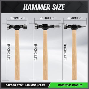 SWANLAKE Auto Body Repair Kit | 7-Piece | Carbon Steel Hammer Heads | Auto Repair Tools | SW-66076