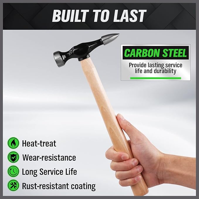 SWANLAKE Auto Body Repair Kit | 7-Piece | Carbon Steel Hammer Heads | Auto Repair Tools | SW-66076