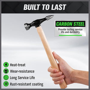 SWANLAKE Auto Body Repair Kit | 7-Piece | Carbon Steel Hammer Heads | Auto Repair Tools | SW-66076