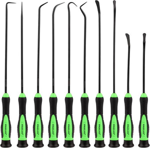 SWANLAKE Pick and Hook Set | 10-Piece | Auto Oil Seal & O-Ring Removal Tool