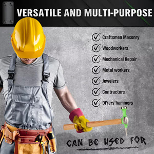 9-Piece Garden Tools Auto Body Hammer Dolly Set | Car Body Dent Repair Tool Case