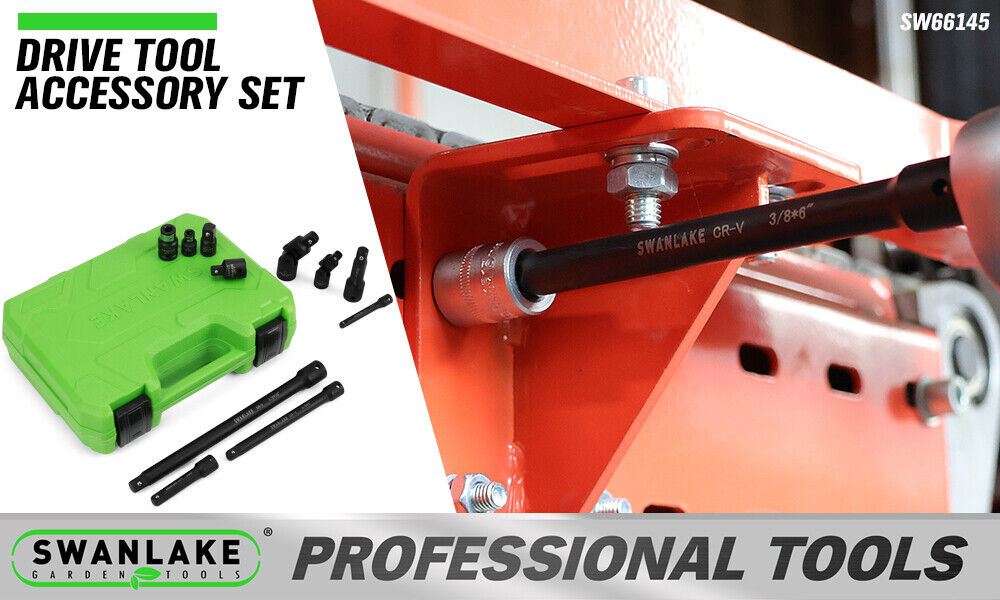 SWANLAKE Drive Tool Accessory Set | 18-Piece | Extension Bars | Impact Universal Joint Set
