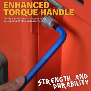 ELEAD 13pc Extra Large Hex Key Set | Long Allen Key Wrench | Ball End Metric | 2-19mm