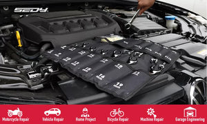 12pc Flare Nut Spanner Set | Metric & SAE | With Teflon Tape | Brake Line Repair