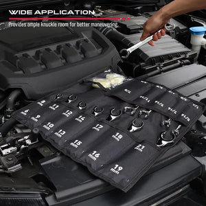 12pc Flare Nut Spanner Set | Metric & SAE | With Teflon Tape | Brake Line Repair