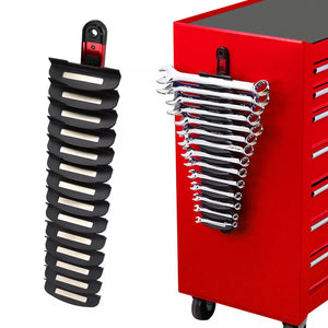 Magnetic Spanner Rack | 14 Slots | Adjustable Spanner Organiser | Portable | AU Stock