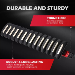 Magnetic Spanner Rack | 14 Slots | Adjustable Spanner Organiser | Portable | AU Stock