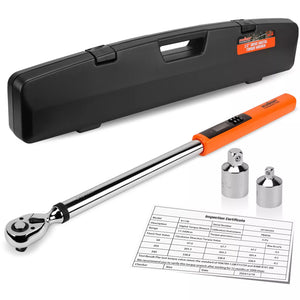 3pc Digital Torque Wrench Set | 1/2" Drive | 17–340Nm | 25–250ft.lb | Motorcycle Use
