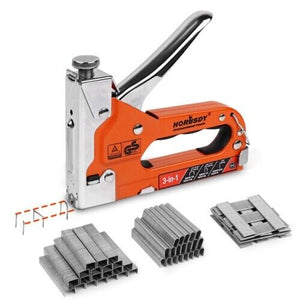 HORUSDY 3-in-1 Heavy Duty Staple Gun | Fastener Tacker | Free Staples Included