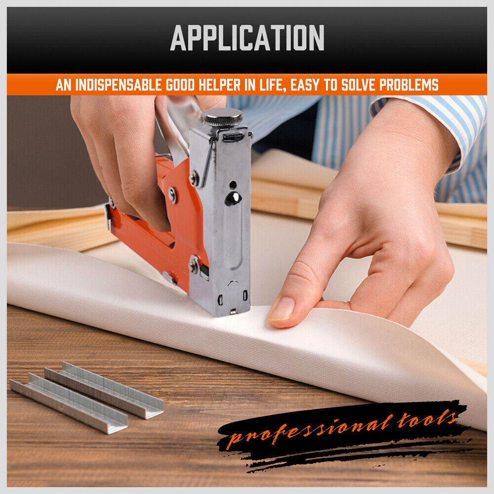 HORUSDY 3-in-1 Heavy Duty Staple Gun | Fastener Tacker | Free Staples Included
