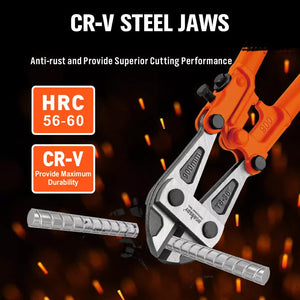 36-Inch Super Long Bolt Cutter | Lock Cutter with Rubber Grip for Cables, Chains & Wires
