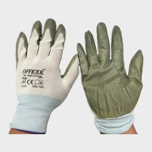 12 Pairs Cotton Gloves | Work Safety Gloves | Thick Heavy Seamless | Heavy Duty Warehouse