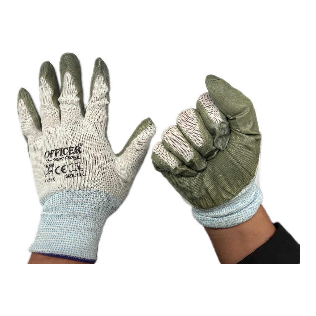 12 Pairs Cotton Gloves | Work Safety Gloves | Thick Heavy Seamless | Heavy Duty Warehouse