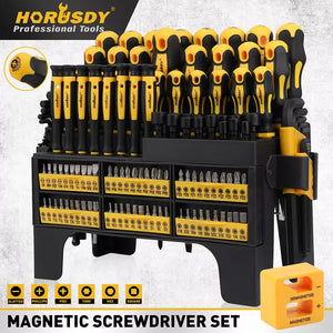 140-Piece Magnetic Screwdriver Set | Hex Key | Magnetizer/Demagnetizer | Precision Tools