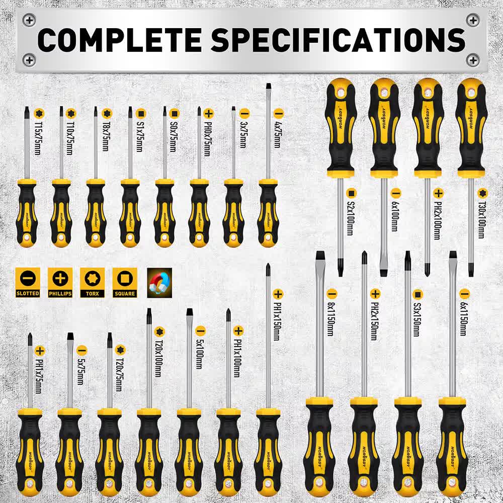 140-Piece Magnetic Screwdriver Set | Hex Key | Magnetizer/Demagnetizer | Precision Tools