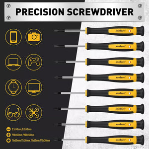 140-Piece Magnetic Screwdriver Set | Hex Key | Magnetizer/Demagnetizer | Precision Tools