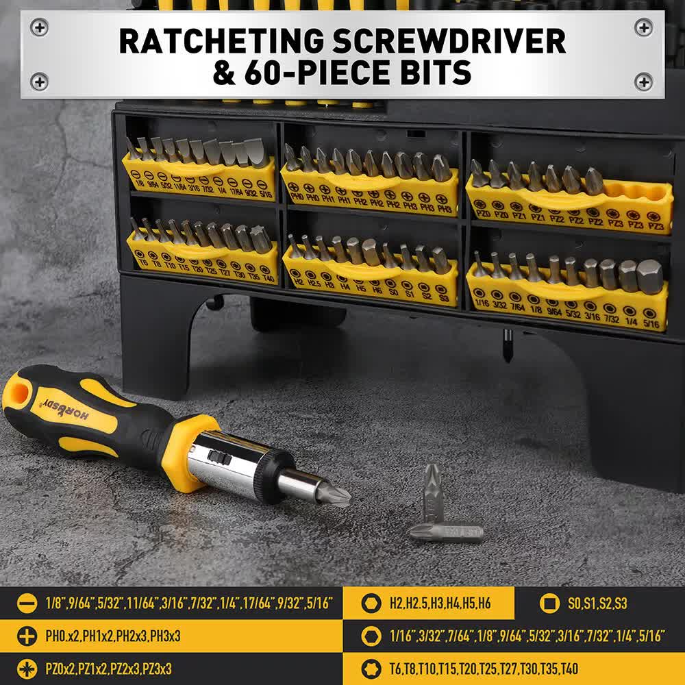 140-Piece Magnetic Screwdriver Set | Hex Key | Magnetizer/Demagnetizer | Precision Tools
