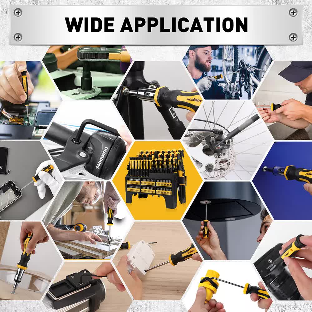 140-Piece Magnetic Screwdriver Set | Hex Key | Magnetizer/Demagnetizer | Precision Tools