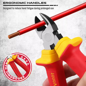 Magnetic Insulated Screwdriver & Pliers Set | 1000V Electrical Tool Hose Pinch Box
