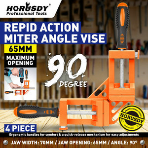 90° Corner Clamp | Welding Vice | Woodworking Alloy Body | Quick Release Mechanism