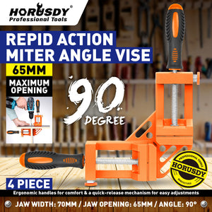 90° Corner Clamp | Welding Vice | Woodworking Alloy Body | Quick Release Mechanism